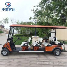 Zhongyi Wholesale 6+2 Seater Battery Golf Carts